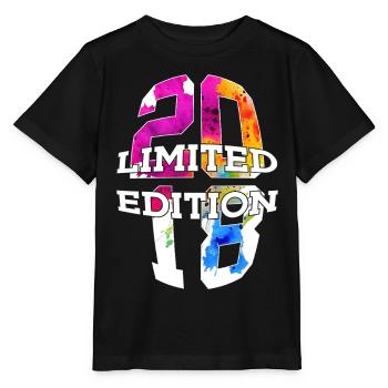 LIMITED EDITION 2018 8 JAHRE 8. GEBURTSTAG - Stanley/Stella Kinder T-Shirt MINI CREATOR  - Schwarz - Vorne - Mikhail (115cm)