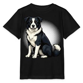 Border Collie Collie Owner Collie Lover - Stanley/Stella MINI CREATOR Kids’ T-Shirt - black - Front - Mikhail (115cm)