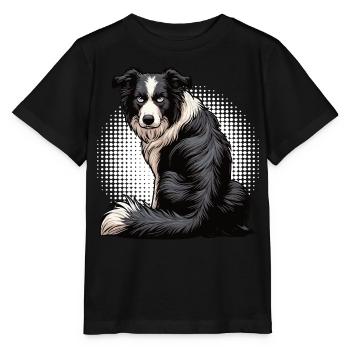 Border Collie Collie Owner Collie Lover - Stanley/Stella MINI CREATOR Kids’ T-Shirt - black - Front - Mikhail (115cm)