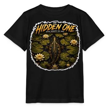 The Hidden One Carp Fishing Design - Stanley/Stella MINI CREATOR Kids’ T-Shirt - black - Front - Mikhail (115cm)