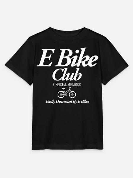 E Bike - Stanley/Stella Kinder T-Shirt MINI CREATOR - Schwarz