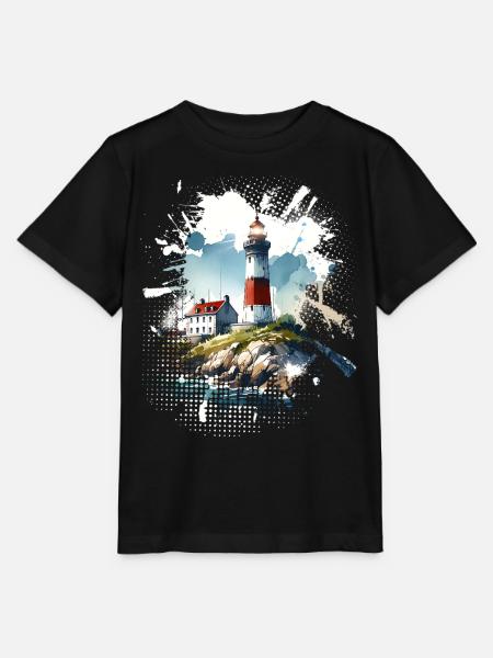 Leuchtturm - Stanley/Stella Kinder T-Shirt MINI CREATOR  - Schwarz