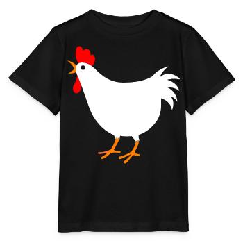 Nur ein Hühnerliebhaber und ein Witz-Farm-Tier - Stanley/Stella Kinder T-Shirt MINI CREATOR  - Schwarz - Vorne - Mikhail (115cm)