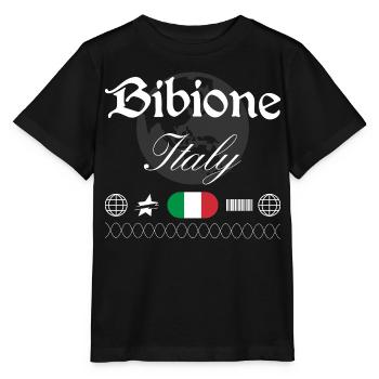 Bibione Italien Streetwear Reise Souvenir - Stanley/Stella Kinder T-Shirt MINI CREATOR  - Schwarz - Vorne - Mikhail (115cm)