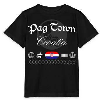 Pag Kroatien Streetwear Reise Souvenir - Stanley/Stella Kinder T-Shirt MINI CREATOR  - Schwarz - Vorne - Mikhail (115cm)