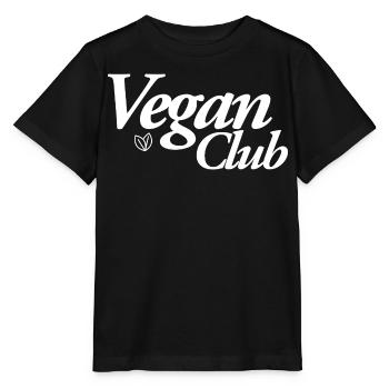 Vegan Club - Stanley/Stella MINI CREATOR Kids’ T-Shirt - black - Front - Mikhail (115cm)