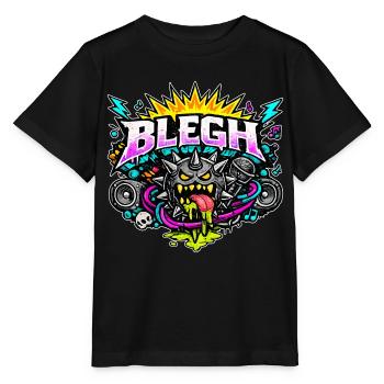 Blegh Comic Edition - Stanley/Stella Kinder T-Shirt MINI CREATOR  - Schwarz - Vorne - Mikhail (115cm)