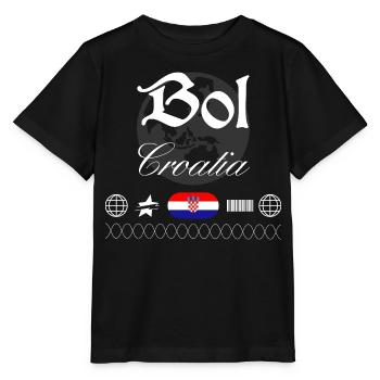 Bol Kroatien Streetwear Reise Souvenir - Stanley/Stella Kinder T-Shirt MINI CREATOR  - Schwarz - Vorne - Mikhail (115cm)