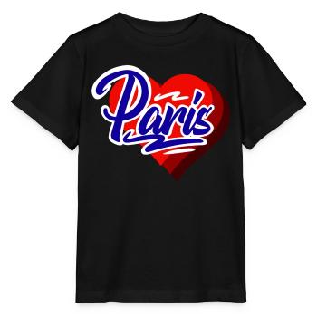 Paris - T-shirt bio MINI CREATOR Stanley/Stella Enfant - noir - Devant - Mikhail (115cm)