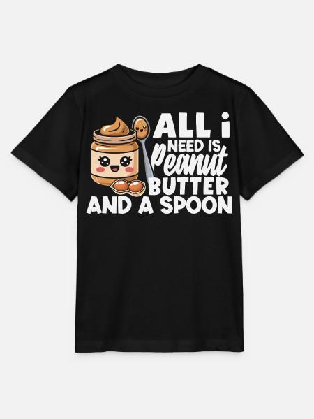 Erdnussbutter & Marmelade Partnerlook Design - Stanley/Stella Kinder T-Shirt MINI CREATOR - Schwarz