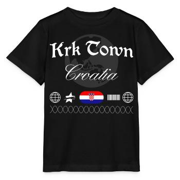 Krk Kroatien Streetwear Reise Souvenir - Stanley/Stella Kinder T-Shirt MINI CREATOR  - Schwarz - Vorne - Mikhail (115cm)