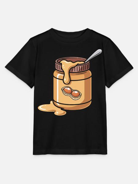 Erdnussbutter & Marmelade Partnerlook Design - Stanley/Stella Kinder T-Shirt MINI CREATOR - Schwarz