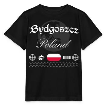 Bromberg Polen Streetwear Reise Souvenir - Stanley/Stella Kinder T-Shirt MINI CREATOR  - Schwarz - Vorne - Mikhail (115cm)