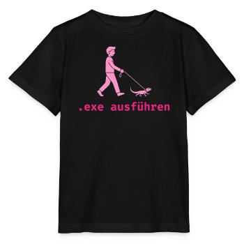 .exe ausführen ADMIN - Stanley/Stella Kinder T-Shirt MINI CREATOR  - Schwarz - Vorne - Mikhail (115cm)