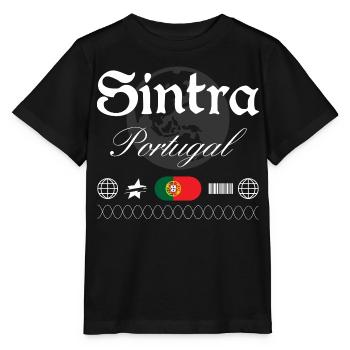 Sintra Portugal Streetwear Reise Souvenir - Stanley/Stella Kinder T-Shirt MINI CREATOR  - Schwarz - Vorne - Mikhail (115cm)