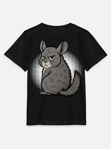 Chinchilla Chinchillas Chinchillabesitzer Nagetier - Stanley/Stella Kinder T-Shirt MINI CREATOR - Schwarz