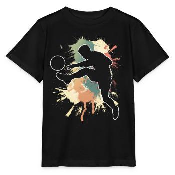 Soccer Soccer Players Playing Soccer - Stanley/Stella MINI CREATOR Kids’ T-Shirt - black - Front - Mikhail (115cm)