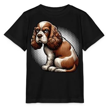 Cocker Spaniel Cockerhund Cocker Spaniel Besitzer - Stanley/Stella Kinder T-Shirt MINI CREATOR  - Schwarz - Vorne - Mikhail (115cm)