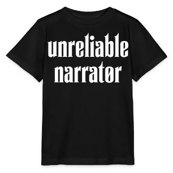 Unzuverlässiger Erzähler, Buchliebhaber, Autor - Stanley/Stella Kinder T-Shirt MINI CREATOR  - Schwarz - Vorne - Mikhail (115cm)