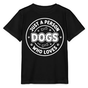 Hundeliebhaber Spruch - Stanley/Stella Kinder T-Shirt MINI CREATOR  - Schwarz - Vorne - Mikhail (115cm)
