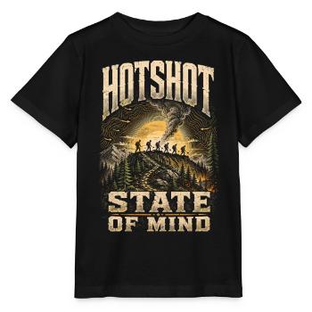 Fire Brigade Fire Brigade Groups Hotshot State Of Mind - Stanley/Stella MINI CREATOR Kids’ T-Shirt - black - Front - Mikhail (115cm)