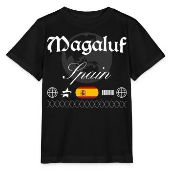 Magaluf Spain Streetwear Travel Souvenir - Stanley/Stella MINI CREATOR Kids’ T-Shirt - black - Front - Mikhail (115cm)
