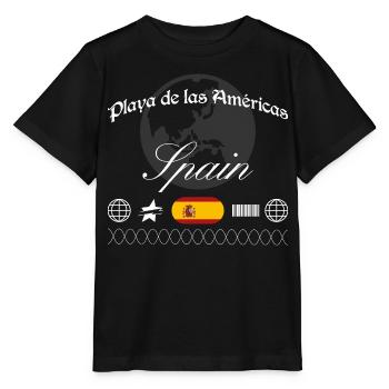 Playa de las Américas Spanien Streetwear Souvenir - Stanley/Stella Kinder T-Shirt MINI CREATOR  - Schwarz - Vorne - Mikhail (115cm)