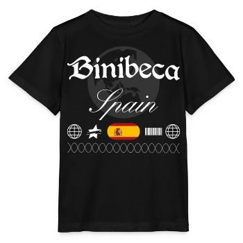 Binibeca Spanien Streetwear Reise Souvenir - Stanley/Stella Kinder T-Shirt MINI CREATOR  - Schwarz - Vorne - Mikhail (115cm)
