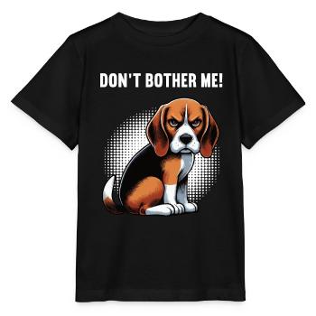 Ne me dérange pas Propriétaire de Beagle Beagle Holder de Beagle - T-shirt bio MINI CREATOR Stanley/Stella Enfant - noir - Devant - Mikhail (115cm)