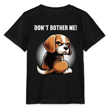 Ne me dérange pas Propriétaire de Beagle Beagle Holder de Beagle - T-shirt bio MINI CREATOR Stanley/Stella Enfant - noir - Devant - Mikhail (115cm)