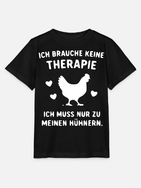 Hühnerthema: Therapie-frei - Stanley/Stella Kinder T-Shirt MINI CREATOR  - Schwarz