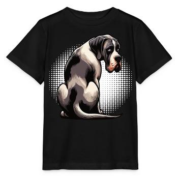 Grand Dogue Propriétaire de Dogue Grand Dane Fan de Grand Dogue - T-shirt bio MINI CREATOR Stanley/Stella Enfant - noir - Devant - Mikhail (115cm)