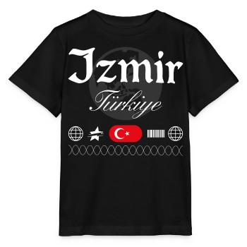 İzmir Türkei Streetwear Reise Souvenir - Stanley/Stella Kinder T-Shirt MINI CREATOR  - Schwarz - Vorne - Mikhail (115cm)