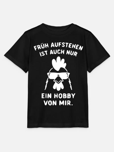 Frühaufstehen Ist Ein Hobby - Stanley/Stella Kinder T-Shirt MINI CREATOR - Schwarz