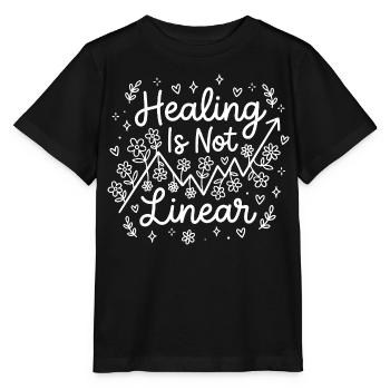 Die Heilung psychischer Gesundheit ist nicht linear - Stanley/Stella Kinder T-Shirt MINI CREATOR  - Schwarz - Vorne - Mikhail (115cm)