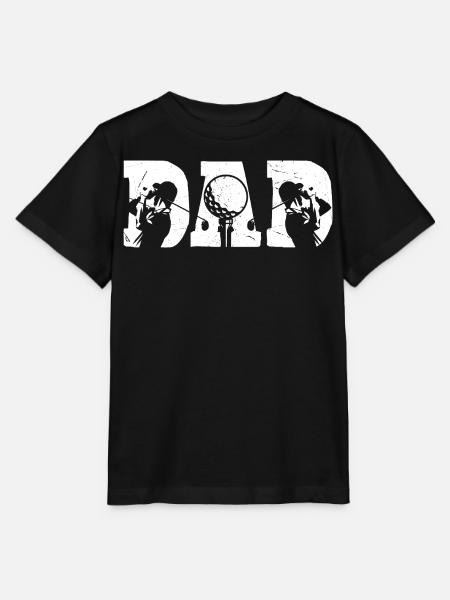 Golf Dad - Stanley/Stella Kinder T-Shirt MINI CREATOR - Schwarz