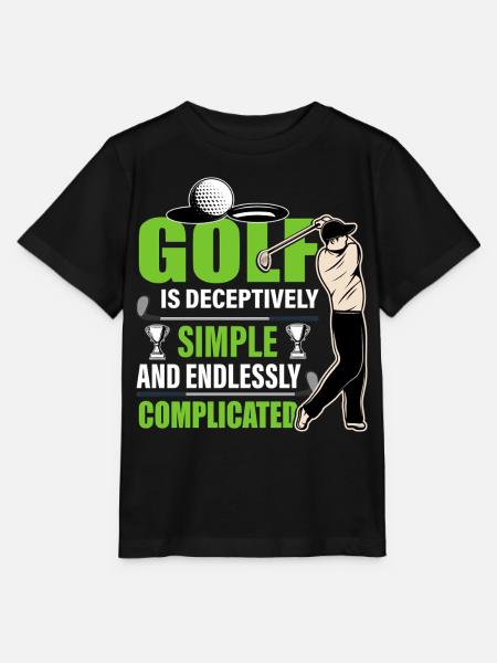 Golf - Stanley/Stella Kinder T-Shirt MINI CREATOR  - Schwarz