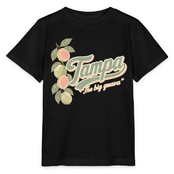 Tampa The Big Guava Retro - T-shirt bio MINI CREATOR Stanley/Stella Enfant - noir - Devant - Mikhail (115cm)