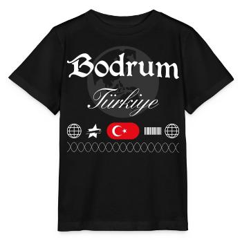 Bodrum Türkei Streetwear Reise Souvenir - Stanley/Stella Kinder T-Shirt MINI CREATOR  - Schwarz - Vorne - Mikhail (115cm)