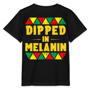 Trempée dans la mélanine Proud Black Queen Excellence - T-shirt bio MINI CREATOR Stanley/Stella Enfant - noir - Devant - Mikhail (115cm)