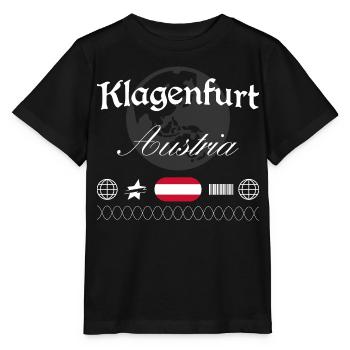 Klagenfurt Österreich Streetwear Reise Souvenir - Stanley/Stella Kinder T-Shirt MINI CREATOR  - Schwarz - Vorne - Mikhail (115cm)