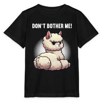 Ne me dérange pas, Alpaga Lama, Alpaga Propriétaire d’Alpagas, Alpagas - T-shirt bio MINI CREATOR Stanley/Stella Enfant - noir - Devant - Mikhail (115cm)