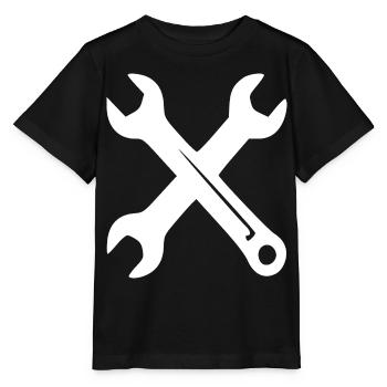 Clés croisées - T-shirt bio MINI CREATOR Stanley/Stella Enfant - noir - Devant - Mikhail (115cm)