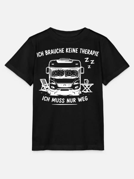 Wegfahren Zitat Camper Design - Stanley/Stella Kinder T-Shirt MINI CREATOR - Schwarz