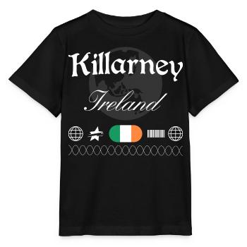 Souvenir de voyage Streetwear Killarney Ireland - T-shirt bio MINI CREATOR Stanley/Stella Enfant - noir - Devant - Mikhail (115cm)