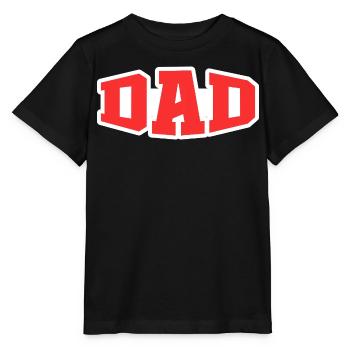 Dad - Stanley/Stella Kinder T-Shirt MINI CREATOR  - Schwarz - Vorne - Mikhail (115cm)