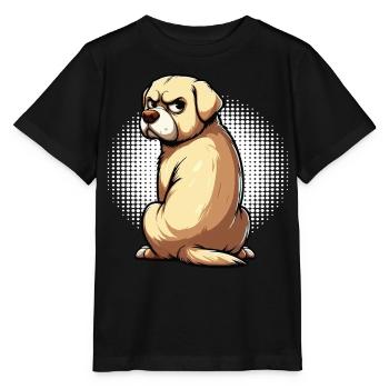 Labrador Labrador propriétaire Labrador lover - T-shirt bio MINI CREATOR Stanley/Stella Enfant - noir - Devant - Mikhail (115cm)