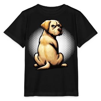 Labrador Labradorbesitzer Labradorliebhaber  - Stanley/Stella Kinder T-Shirt MINI CREATOR  - Schwarz - Vorne - Mikhail (115cm)