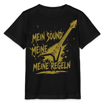 Meine Regeln Mein Sound - Stanley/Stella Kinder T-Shirt MINI CREATOR  - Schwarz - Vorne - Mikhail (115cm)