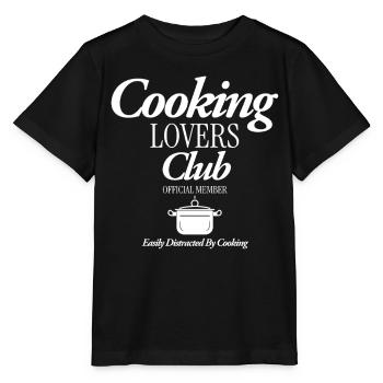 Cooking Lovers Club - Stanley/Stella Kinder T-Shirt MINI CREATOR  - Schwarz - Vorne - Mikhail (115cm)